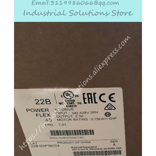 New 22B-D2P3N104 22BD2P3N104 Inverter