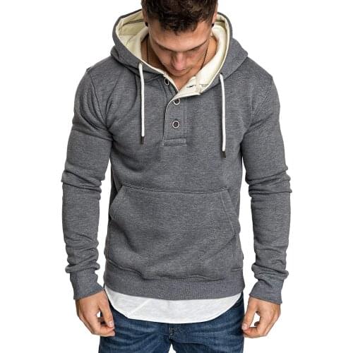 Mens Sweatshirt 2020 Brand New Mens Hoodie Long Sleeve Pure Color Sweatshirt Oversized Mens Sweatshirt Mens Hoodie
