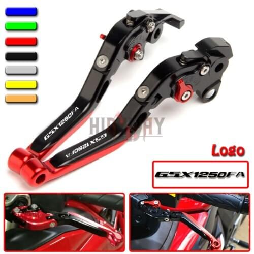 CNC Brake Handle Bar Lever Extendable Folding Adjustable Brake Clutch Levers For Suzuki GSX1250 F / SA / ABS 2010-2016