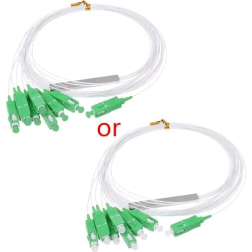 SC/APC 0.9mm 1x8 Differential Mini Blockless Connector Optic Fiber PLC Splitter