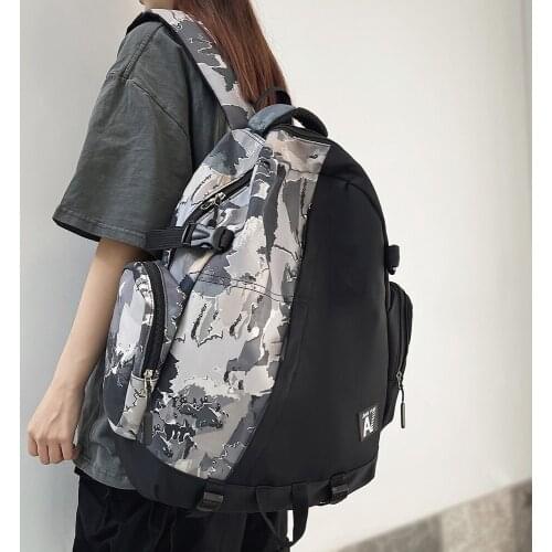 New Men Graffiti Print Waterproof Book Backpack Boy Lady Travel High Capacity Bag Cool Male Backpacks Female Laptop Student Bags