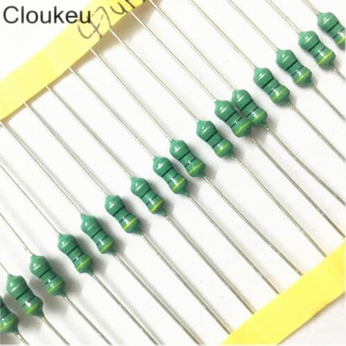 20Pcs 0410 47UH 470K Color Code Inductance Inductor 1/2w 47UH 470K 470