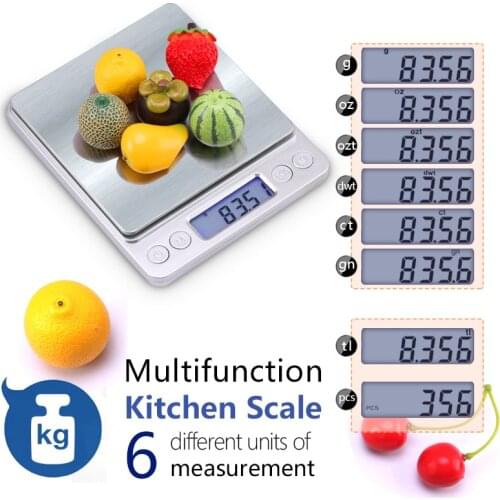500/0.01g 5000g/1g LCD Display Electronic Digital Scales Kitchen Jewelry Weight Scale Kitchen accessory cooking tools