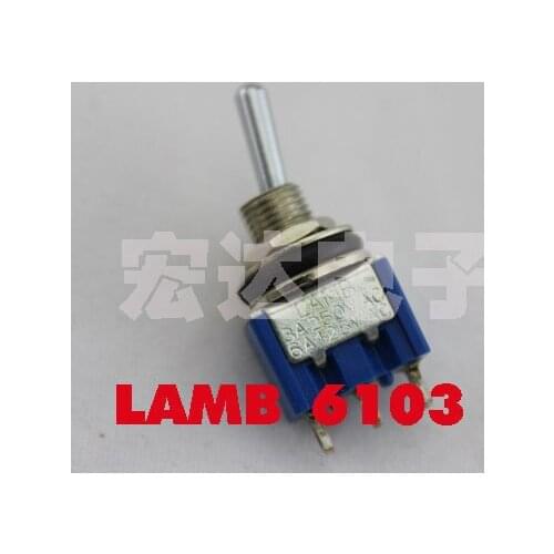 6103 Toggle Switch Twist Single Connection Three-Leg Three-Gear Oscillating Switch Belt Tire