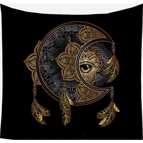 Abstract Form European Medieval Decorative Hanging Cloth Tarot Divination Tapestry Sunglow Beach Towel Artistic Practical Gift