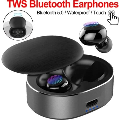 Bluetooth Earphone Ture Wireless Earphone Mini Noise Reduction Earphones Waterproof Sport Bass For Iphone Xiaomi Huawei LG