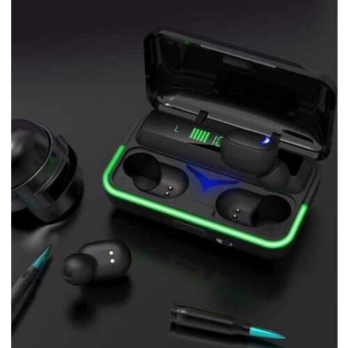 TWS Bluetooth Earphones F9 Touch Control Wireless Headphones With Mic Sports Waterproof Wireless Earbuds 9D Stereo Headsets Fone
