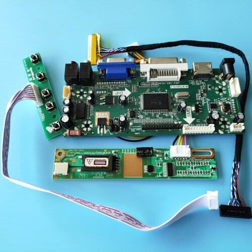 Kit for CLAA154WB03A/CLAA154WB03AD/CLAA154WB03AN HDMI+DVI+VGA LCD Display panel Audio Controller Board 1280X800 30pin M.NT68676