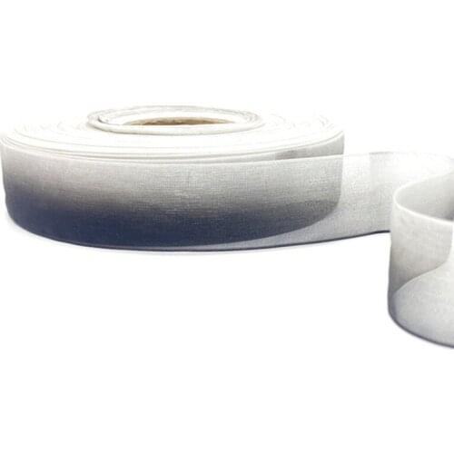 5 Yards/Lot 25mm Gradient color Organza Ribbons for Wedding Home Decor DIY Gift Wrapping Handmade Accessories #01