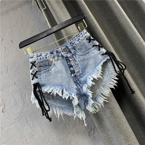 Женские короткие джинсы MIUXIMAO China At AliExpress