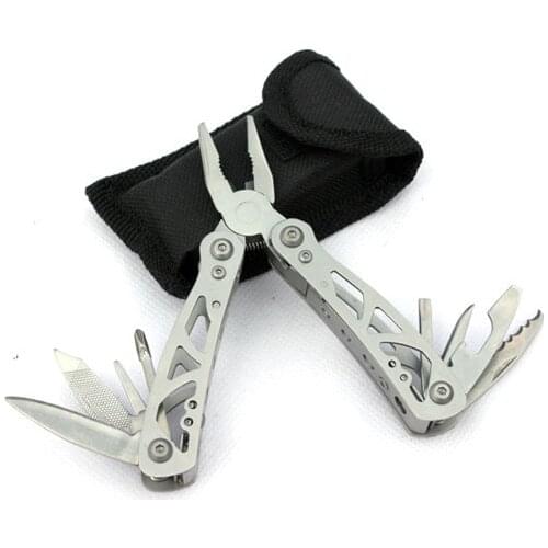 Multitool 9-in-1 Pocket Multi Plier Knife Kit Stainless Steel Multi-purpose Tool for Hunting Hiking Camping Outdoor Survival
