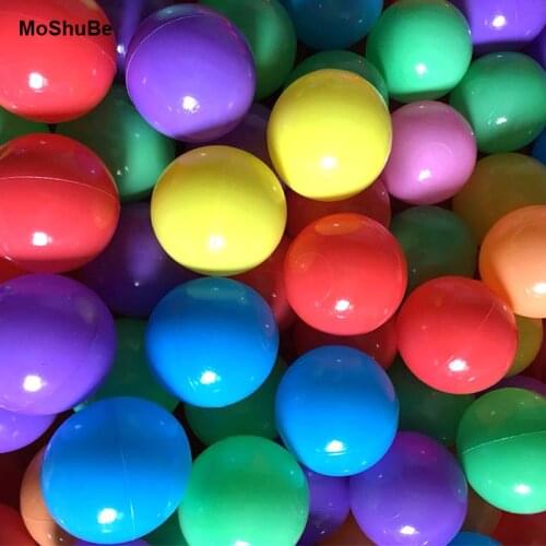 100pcs/Lot 5.5/7/8cm Colorful Ball Soft Plastic Ball Pits Funny Baby Kid Swim Toy Water Pool Ocean Wave Ball Outdoor Sports Toy