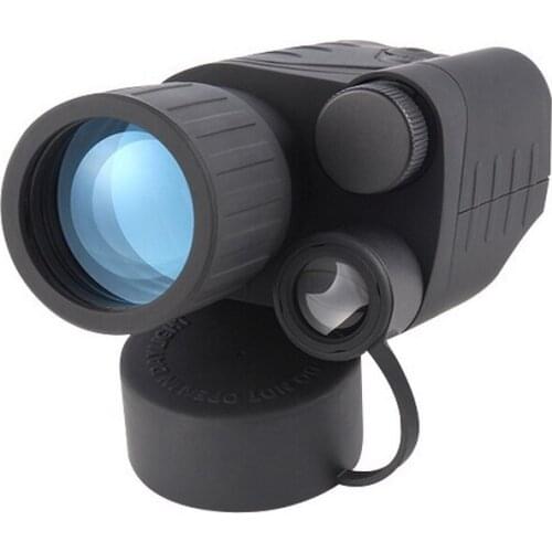 Night Vision Hunting Monocular 1x24 Head Mounted Night Vision Monoculars Compact RG-55 Hunting Scope Built-in IR Device