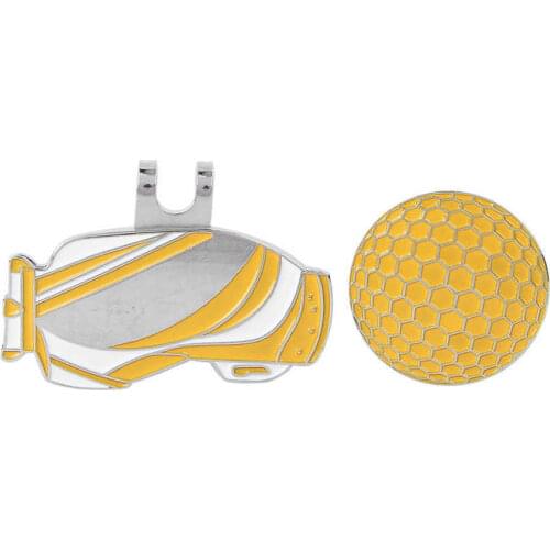 Portable Lightweight Ball Marking Tool Metal Hat Clip Marker For Practicing