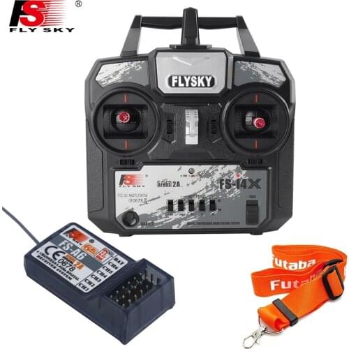 Flysky FS-i4X 2.4G 4Ch RC Radio Remote Control Transmitter With A6 Receiver Lipo For Mini Drone Quadcopter Plane Airplane