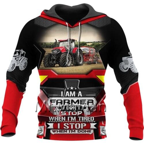 Beautiful Tractor Printed Full 3D Jacket Mens Anime Hoodies Men/Women Harajuku Unisex Sweatshirt Boys Streetwear Outfits T0179