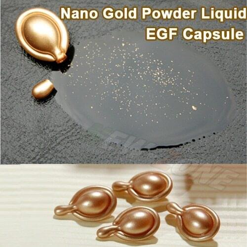 24K Gold Essence Liquid 10 Peptide EGF Powerful Anti Aging Factor Capsule Serum Facial Cream Whitening Repair Smooth wrinkle