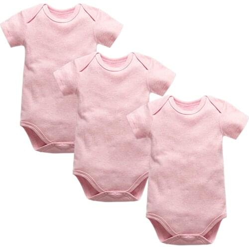 Newborn Bodysuit Baby Babies Bebes Clothes Short Sleeve Cotton Printing Infant Clothing 1pcs 0-24 Months