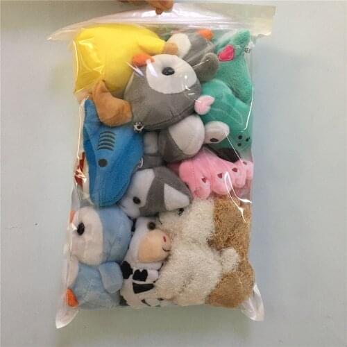 10-16CM Mix Models Animal Toy , Stuffed Plush Penguin , Dinosaur Etc. Animal Doll