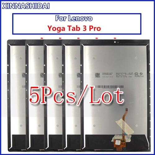 5PCS For Lenovo Yoga Tab 3 Pro 10.1 YT3-X90L YT3-X90F YT3-X90X Display Touch Screen Digitizer Sensors Assembly Panel Replacement