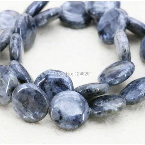 Hot Sale Accessories Gray Round Beads Crafts Fitting Loose Stones Hand Made DIY Jewelry Making Design 15inch Shimmer Stone 16mm