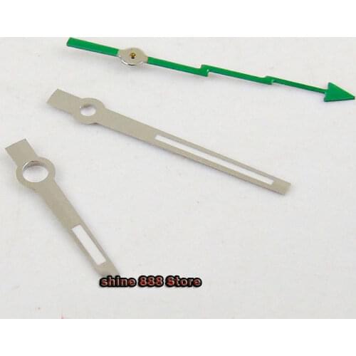 Orange Second Watch Bend Hands Green luminous fit Miyota 8205,8215,821 series Movement automatic mens watch