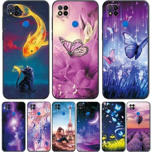 For Redmi 9C NFC Case Phone Back Cover Redmi 9C NFC 2020 Soft Silicone Back Cover Case on For Xiaomi Redmi 9C 9 C NFC Fundas