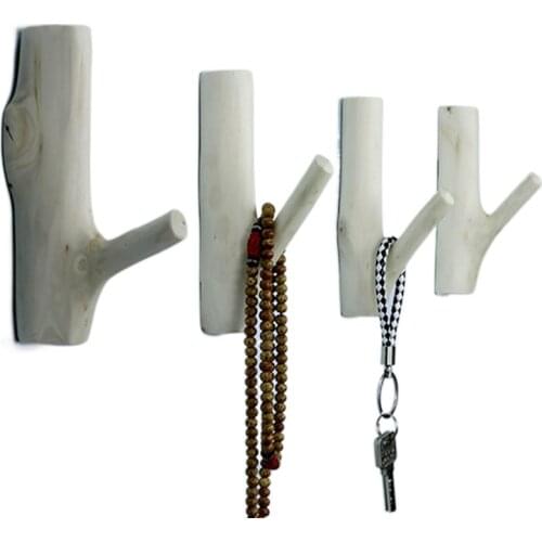 Wood Hook Pastoral Decoration Hook Wall Decorative Retro Creative Wood Hooks Wall Hooks Wall Hanging Coat Hanger Wall