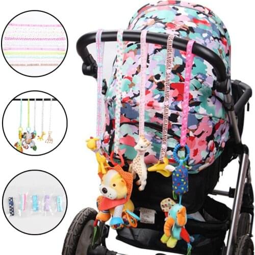 Baby Toys Teether Pacifier Chain Strap Holder Belt Anti-drop Hanger Belt Holder Saver Fixed for Baby Stroller Accessories