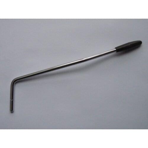 Dopro Push Fit ST Style Guitar Tremolo Trem Arm Whammy Bar Chrome with White/Black/Cream Tip