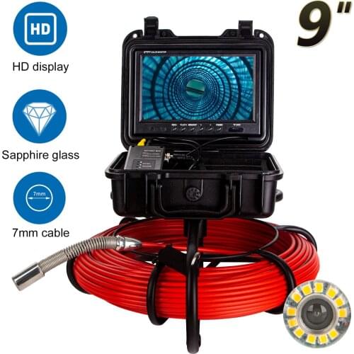 EYOYO 30M Self-Leveling 23mm Camera Built-in 512Hz Transmitter Sonde for Pipe Location Endoscope,Drain Pipe Inspection Sewer Cam