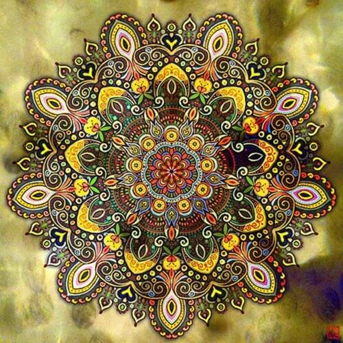 Kexinzu 5D DIY Diamond Painting Kit Cross Stitch Mosaic Needlework Mandala Square/round Rhinestone 3D Embroidery Home Decor Fj10