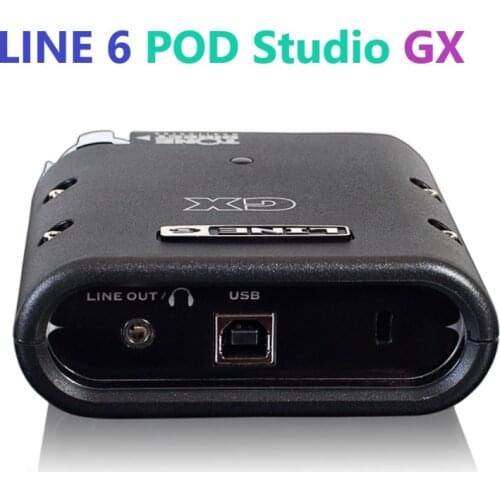 LINE6 POD Studio GX Compact Audio Interface Studio-quality recording, Layer guitar tracks, add bass and create polished songs