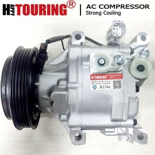 For 2003 2004 2005 Toyota Echo L4 1.5L DOHC AC Compressor 88310-52351 88320-52400 447260-7842 447180-8750 88310-52080 SCSA06C