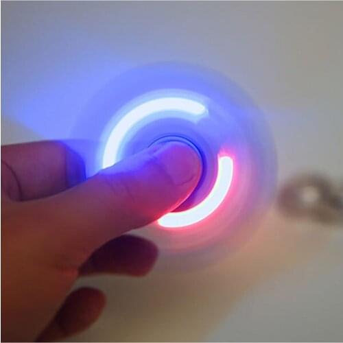 2021 New Season Hot Sale Led Lighted Hand Spinner Fun And Unique Design Can Be Seen In Dark And Light