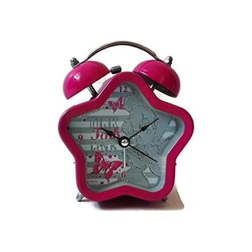 United Peter Pan Bell pink alarm clock