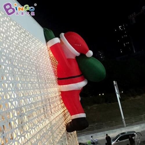 Personalized Giant 8 Meters Inflatable Christmas Santa Claus For Xmas Building Decoration Toys