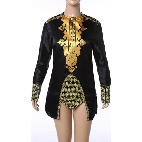 African Dashiki Print Shirt Men 2020 Fashion Slim Fit Long Sleeve Chemise Homme Hip Hop Tribal Festival Men African Clothes 3xl