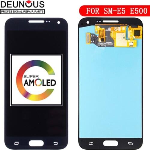 AMOLED For Samsung Galaxy E5 LCD Touch Digitizer Sensor Glass Assembly E500 Display E5000 LCD E500F Display E500H E500M