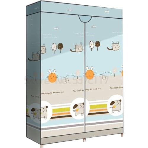 Wardrobe household bedroom modern simple cloth wardrobe simple cloth wardrobe for rental room
