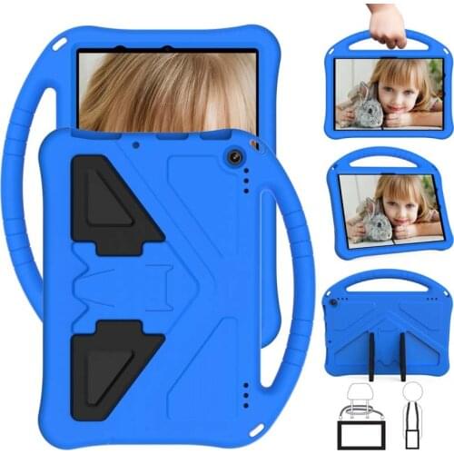 Stylish EVA Foam Handle Case For Amazon Fire HD10 2021 / Fire HD 10 Plus 2021 Kids Safe Shockproof Stand Protective Cover