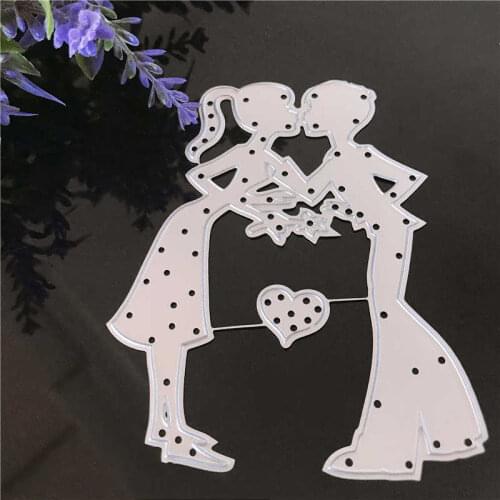 Wedding and Love Metal Cutting Dies for DIY Scrapbooking Album Embossing Paper Craft Creative Decorative Stamps Dies 7*9.5cm