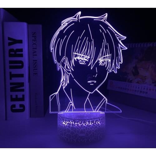3D LED Lamp Anime Figure 7Color Changes With Remote Control Animation Peripherals Acrylic Panel Night Light for Kids Home Decor