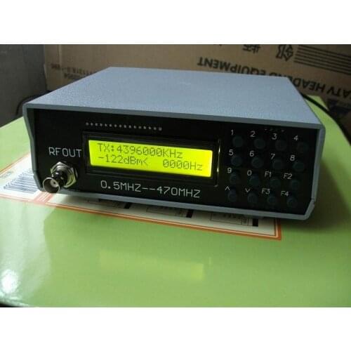 0.5Mhz-470Mhz RF Signal Generator Meter Tester For FM Radio walkie-talkie debug digital CTCSS singal output