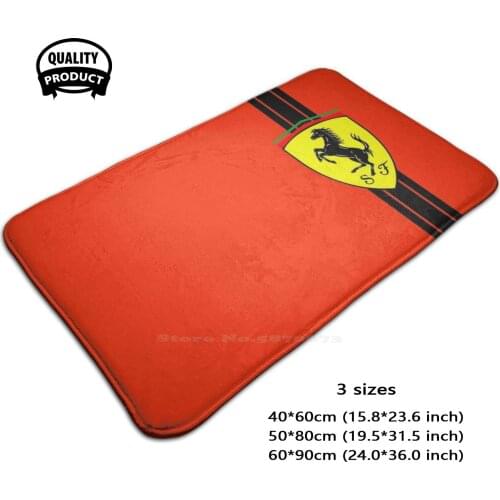 Fi Logo 3D Household Goods Mat Rug Carpet Foot Pad Car Tifosi Vettel Leclerc Kimi Raik Mattia Binotto Leclerc 2020 2020 Leclerc