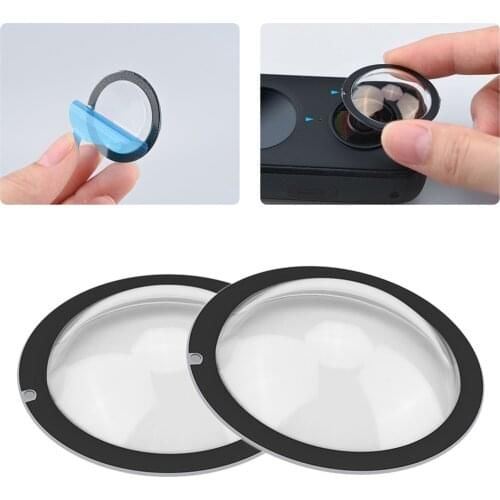 2pcs Lens Protective Cover Sticky for ONE X2 Action Camera RC Parts