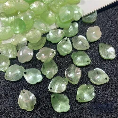 20pcs Leaves Flower Petals Charms Pendants Connectors DIY Hair Sticks Necklace Bracelet Making Jewelry Findings Hair Accessories