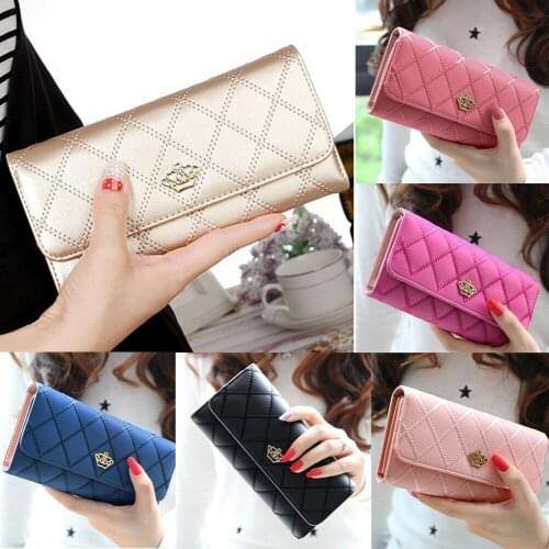 2019 High Quality Long Wallets For Women Double Zipper Wallet Large Capacity Designer PU Leather Purse Clutch Bag Card Holder