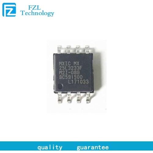 30pcs MX25L3233FM2I-08G Nor Flash Serial 3V 32M-Bit 32M/16M/8M X 1/2-Bit/4-Bit 8Ns 8-Pin Sop