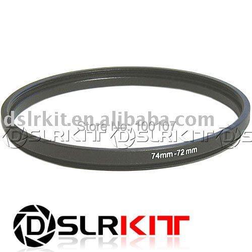 74mm-72mm 74-72 74 to 72 Step Down Ring Filter Adapter